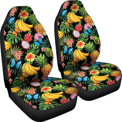 Tropical Fruits Pattern Print Design TF04 Universal Fit Car Seat Covers-JorJune