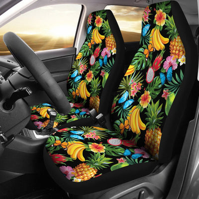 Tropical Fruits Pattern Print Design TF04 Universal Fit Car Seat Covers-JorJune