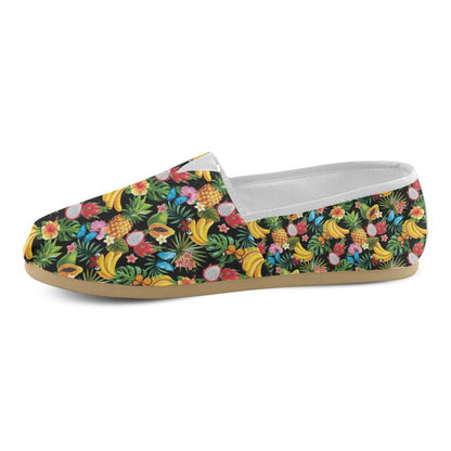 Tropical Fruits Pattern Print Design TF04 Women Casual Shoes-JorJune.com