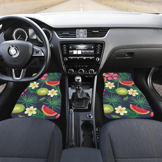 Tropical Fruits Pattern Print Design TF05 Car Floor Mats-JORJUNE.COM