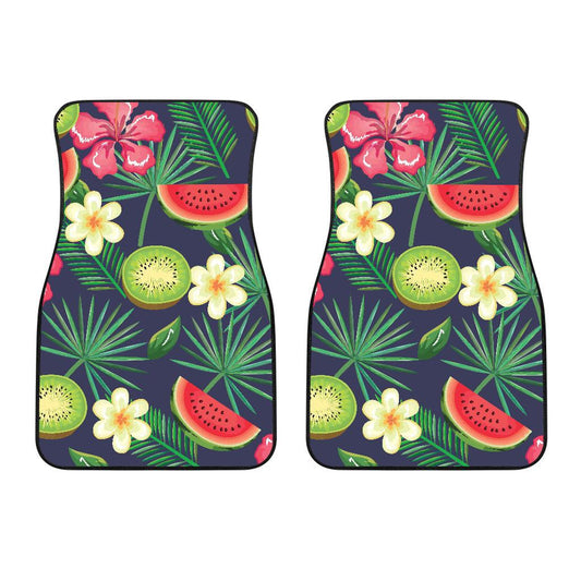 Tropical Fruits Pattern Print Design TF05 Car Floor Mats-JORJUNE.COM
