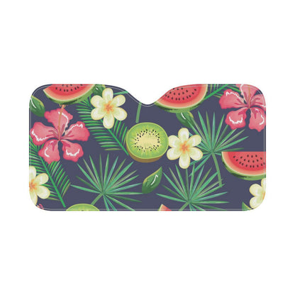 Tropical Fruits Pattern Print Design TF05 Car Sun Shade-JorJune