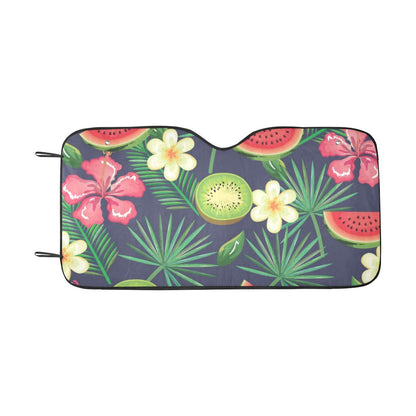Tropical Fruits Pattern Print Design TF05 Car Sun Shade-JorJune
