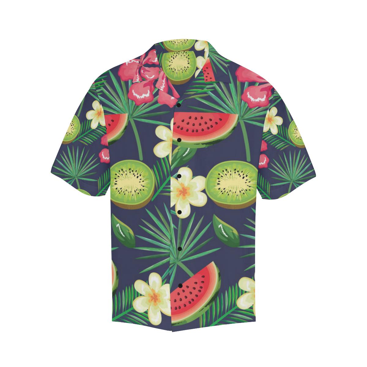 Tropical Fruits Pattern Print Design TF05 Men Hawaiian Shirt-JorJune