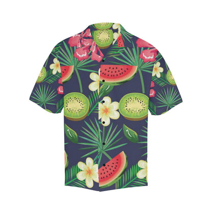 Tropical Fruits Pattern Print Design TF05 Men Hawaiian Shirt-JorJune