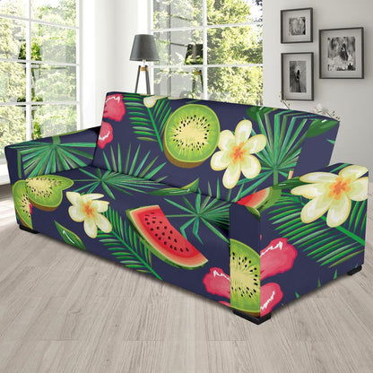 Tropical Fruits Pattern Print Design TF05 Sofa Slipcover-JORJUNE.COM