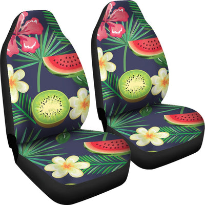 Tropical Fruits Pattern Print Design TF05 Universal Fit Car Seat Covers-JorJune