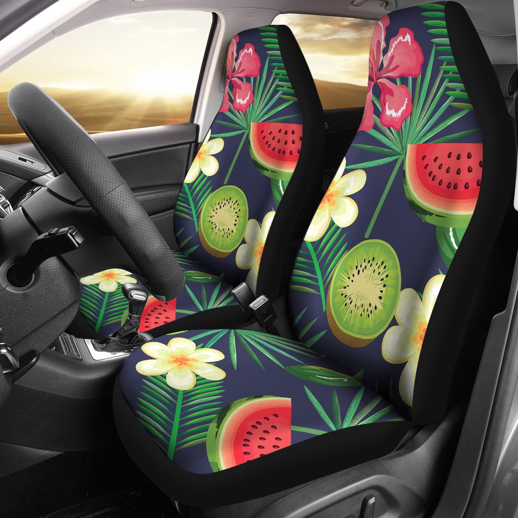 Tropical Fruits Pattern Print Design TF05 Universal Fit Car Seat Covers-JorJune