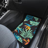 Tropical Palm Leaves Hawaiian Flower Front and Back Car Floor Mats