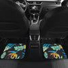 Tropical Palm Leaves Hawaiian Flower Front and Back Car Floor Mats