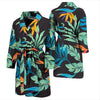 Tropical Palm Leaves Hawaiian Flower Men Bath Robe