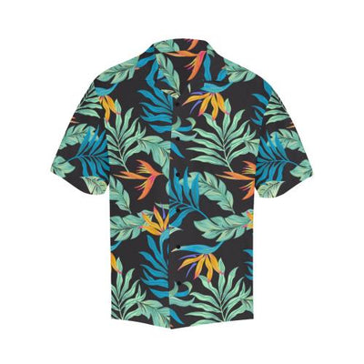 Tropical Palm Leaves Hawaiian Flower Men Hawaiian Shirt