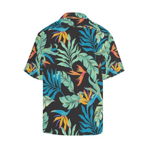Tropical Palm Leaves Hawaiian Flower Men Hawaiian Shirt