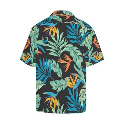 Tropical Palm Leaves Hawaiian Flower Men Hawaiian Shirt