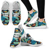 Tropical Palm Leaves Hawaiian Flower Mesh Knit Sneakers Shoes
