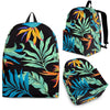 Tropical Palm Leaves Hawaiian Flower Premium Backpack