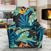 Tropical Palm Leaves Hawaiian Flower Recliner Slipcover-JORJUNE.COM