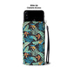 Tropical Palm Leaves Hawaiian Flower Wallet Phone Case