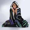 Tropical Palm Leaves Pattern Brightness Hooded Blanket-JORJUNE.COM