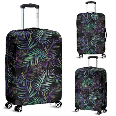 Tropical Palm Leaves Pattern Brightness Luggage Protective Cover