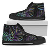 Tropical Palm Leaves Pattern Brightness Men High Top Shoes