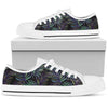 Tropical Palm Leaves Pattern Brightness Men Low Top Canvas Shoes