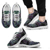 Tropical Palm Leaves Pattern Brightness Men Sneakers