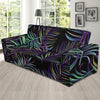 Tropical Palm Leaves Pattern Brightness Sofa Slipcover-JORJUNE.COM