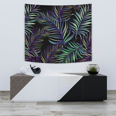 Tropical Palm Leaves Pattern Brightness Wall Tapestry