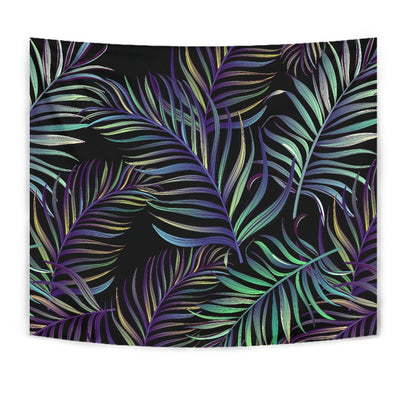 Tropical Palm Leaves Pattern Brightness Wall Tapestry