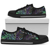 Tropical Palm Leaves Pattern Brightness Women Low Top Shoes