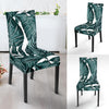 Tropical Palm Leaves Pattern Dining Chair Slipcover-JORJUNE.COM