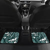 Tropical Palm Leaves Pattern Front and Back Car Floor Mats