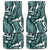 Tropical Palm Leaves Pattern Front and Back Car Floor Mats