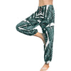 Tropical Palm Leaves Pattern Harem Pants