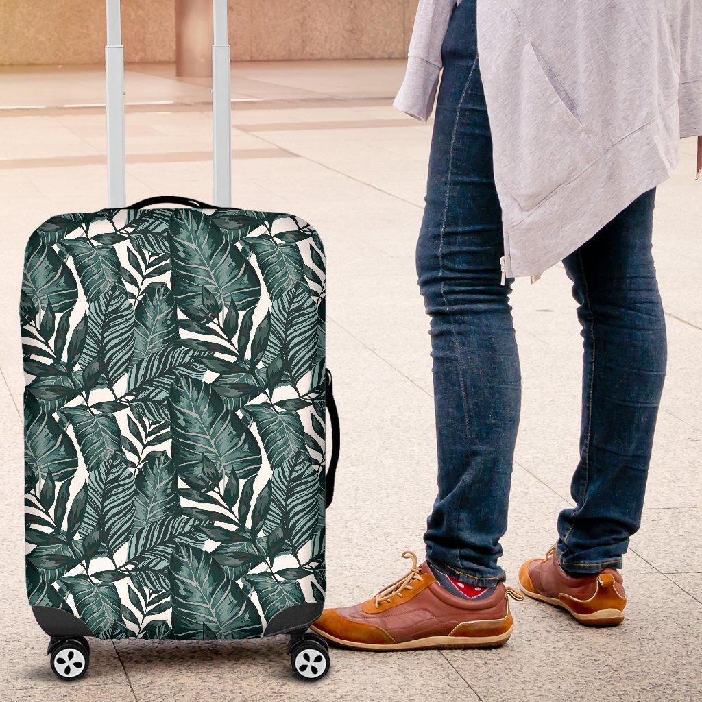 Tropical Palm Leaves Pattern Luggage Protective Cover