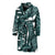 Tropical Palm Leaves Pattern Men Bath Robe