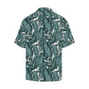 Tropical Palm Leaves Pattern Men Hawaiian Shirt