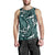 Tropical Palm Leaves Pattern Men Tank Top