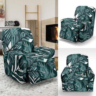 Tropical Palm Leaves Pattern Recliner Slipcover-JORJUNE.COM