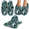 Tropical Palm Leaves Pattern Slippers