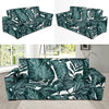 Tropical Palm Leaves Pattern Sofa Slipcover-JORJUNE.COM