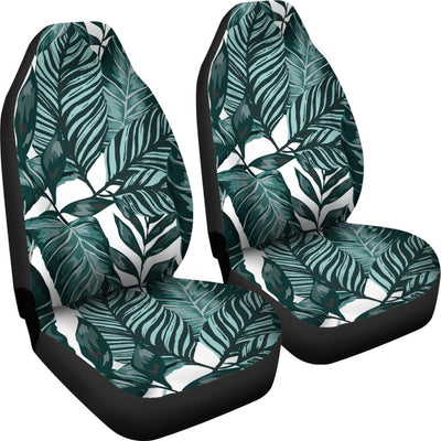 Tropical Palm Leaves Pattern Universal Fit Car Seat Covers