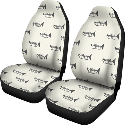 Trumpet Pattern Themed Print Universal Fit Car Seat Covers-JorJune