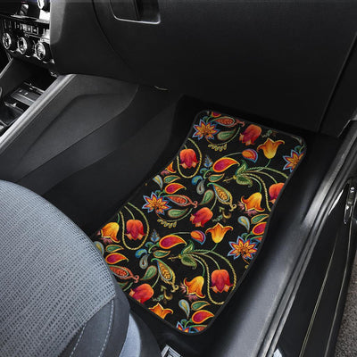 Tulip Boho Pattern Print Design TP09 Car Floor Mats-JORJUNE.COM