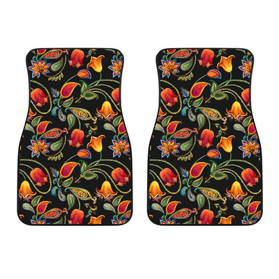 Tulip Boho Pattern Print Design TP09 Car Floor Mats-JORJUNE.COM