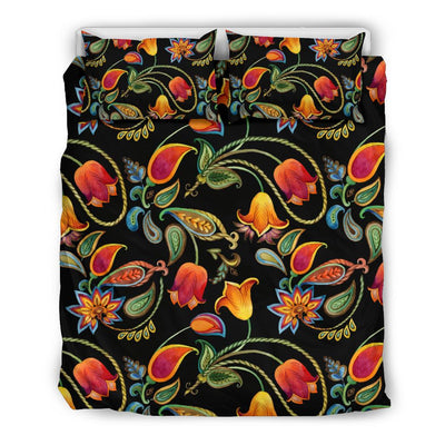 Tulip Boho Pattern Print Design TP09 Duvet Cover Bedding Set-JORJUNE.COM