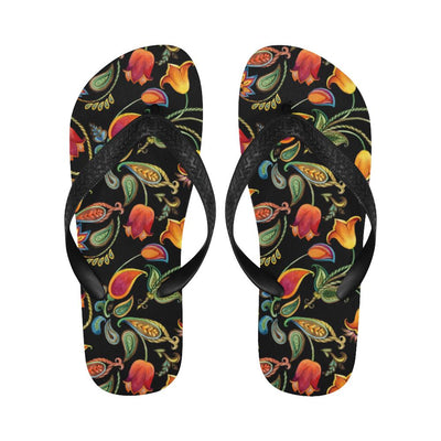 Tulip Boho Pattern Print Design TP09 Flip Flops-JorJune