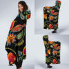 Tulip Boho Pattern Print Design TP09 Hooded Blanket-JORJUNE.COM