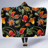 Tulip Boho Pattern Print Design TP09 Hooded Blanket-JORJUNE.COM